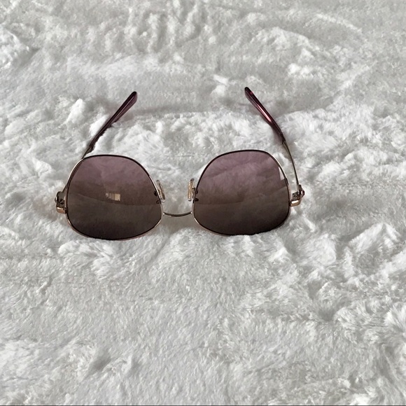 Coach Gia Crystal Butterfly Rose Gold Sunglasses - Picture 3 of 3